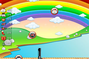 圣诞节的彩虹桥