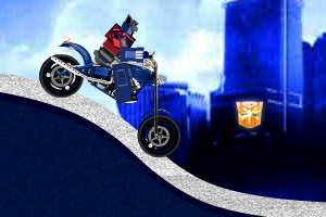 变形金刚骑摩托