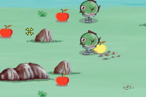 蠕虫吃苹果