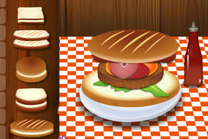 制作多款汉堡包