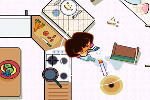 朵拉家里玩高尔夫