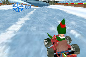 圣诞精灵赛车