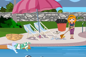 泳池派对大清洁