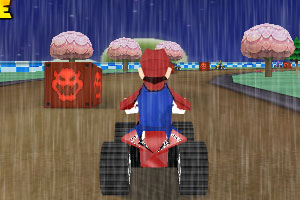 马里奥雨中摩托