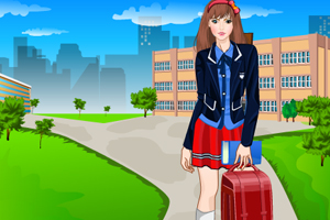 高校女生的装扮