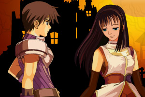 万圣节情侣约会