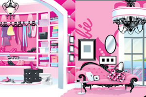 芭比卧室找东西