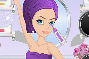 给摇滚明星化妆