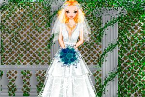 可爱的公主新娘