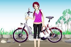 小女生上学装扮