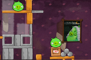 愤怒的小鸟大战绿猪