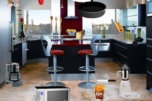 豪华的现代厨房