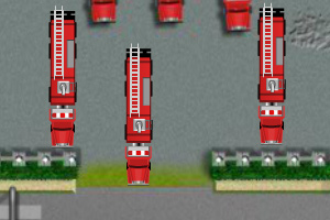 美国消防车停靠