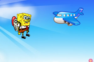 海绵宝宝火箭飞行器