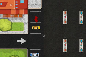 小镇出租车停靠