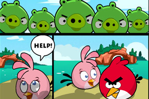 愤怒小鸟英雄救美