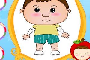 娃娃-身体部份识字