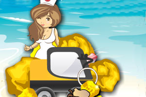 可爱护士挖金子