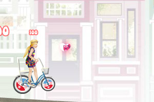 芭比城市自行车