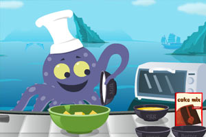 章鱼做纸杯蛋糕