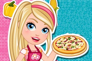 芭比做披萨