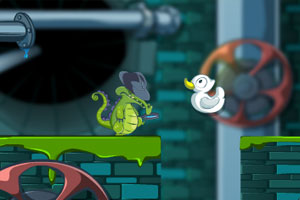  顽皮鳄鱼找鸭子2