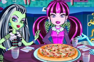 怪物公主做披萨