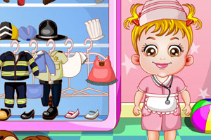 可爱宝贝职业装