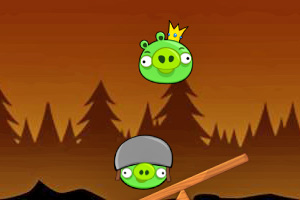 愤怒小鸟跷跷板