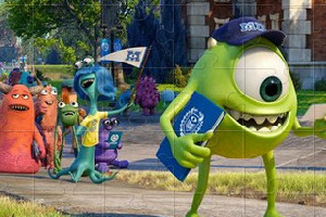 怪物大学趣味拼图