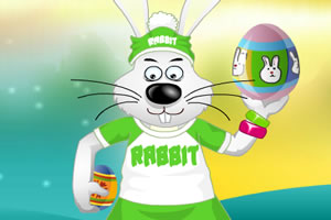 复活节兔子装扮