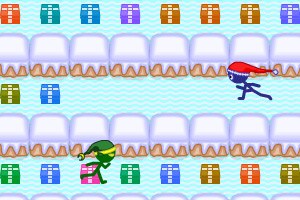 火柴人收集礼物