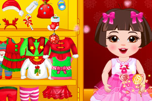 宝贝的圣诞装扮