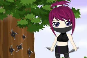 可爱女忍者装扮