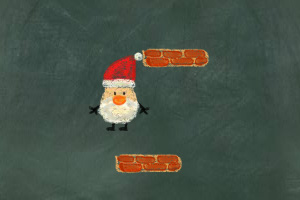 圣诞老人跳跃上百层