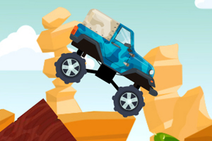 大脚车岩石挑战赛