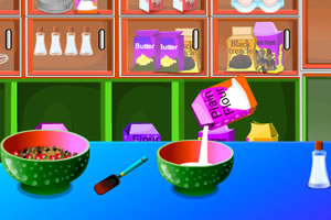 跟萨拉学做水果蛋糕