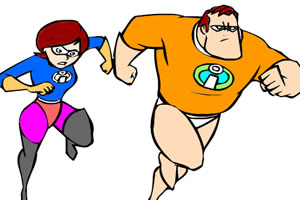 超人特工队填颜色