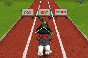 狗狗赛跑学单词