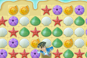 海滩宝贝对对碰