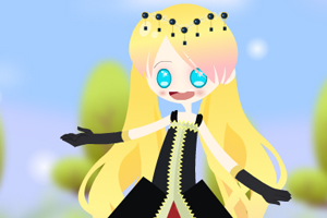 长发公主的礼服