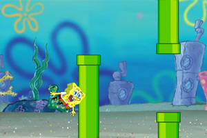 飞扬的海绵宝宝