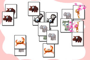 动物卡片连连看
