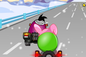 捣蛋猪卡丁车比赛