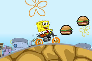 海绵宝宝汉堡摩托车