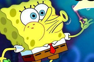 海绵宝宝充气飞跃