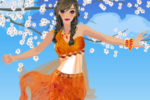 时尚的日本女孩