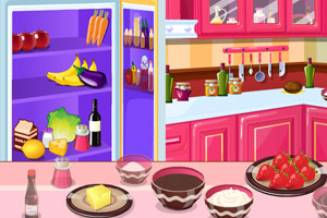 诱人的冰淇淋蛋糕