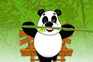 熊猫走钢丝