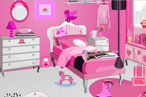 芭比房间找东西